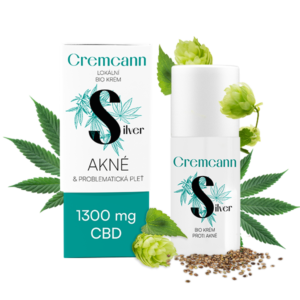 CREMCANN SILVER 1 300 mg LOKÁLNY BIO KRÉM NA PROBLEMATICKÚ KOŽU
