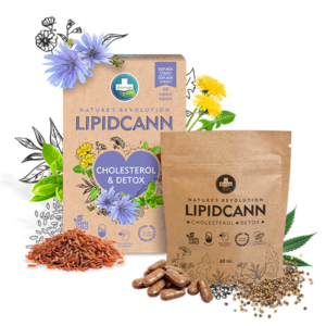 LIPIDCANN CHOLESTEROL & DETOX PRÍRODNÉ TABLETY - DOPLNOK STRAVY
