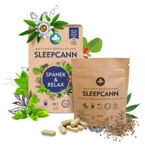 SLEEPCANN SPÁNOK A RELAXÁCIA PRÍRODNÉ TABLETY - DOPLNOK STRAVY