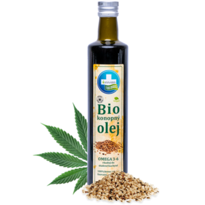 BIO KONOPNÝ OLEJ PRE ZDRAVÝ ŽIVOTNÝ ŠTÝL 500 ml